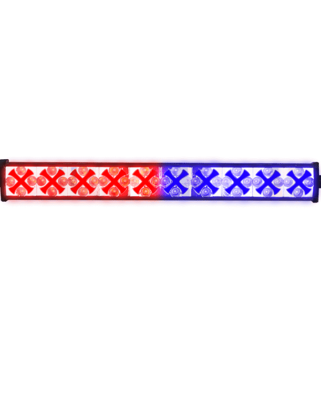 40 LED White+ 80 LED X Flashing