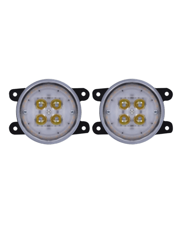 Universal 4 LED Dual With DRL Amber