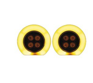 Bolero 4 LED White With DRL Amber